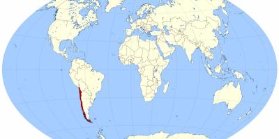 Bản đồ thế giới đang ở Chile