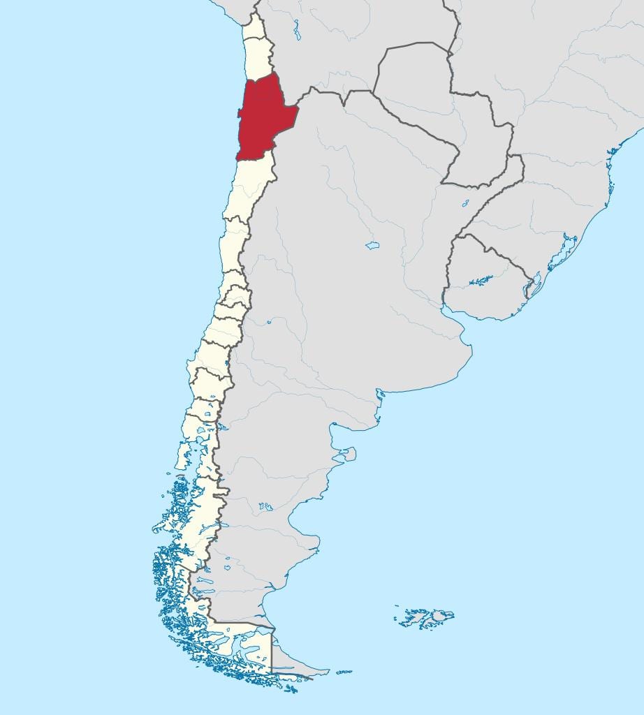 Bản đồ của hòa Chile