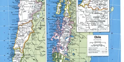 Bản đồ, chi tiết Chile