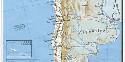 Chile bản đồ đường sắt