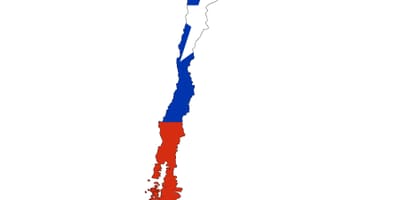 Chile bản đồ cờ